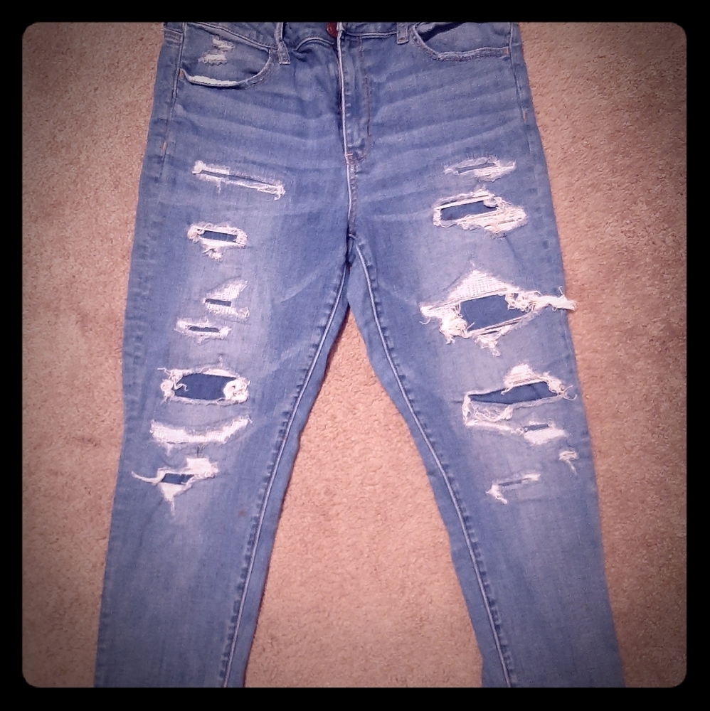 AE High Rise Crop Jeggings